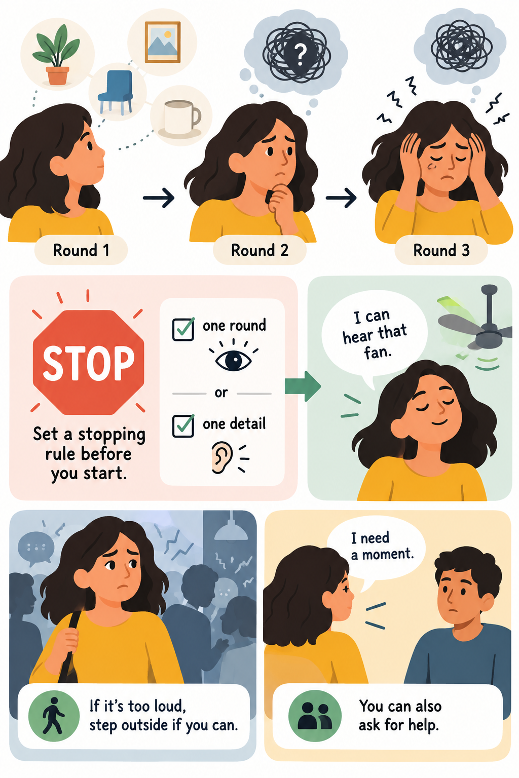 The 5 4 3 2 1 grounding technique, and what to do when it stops working